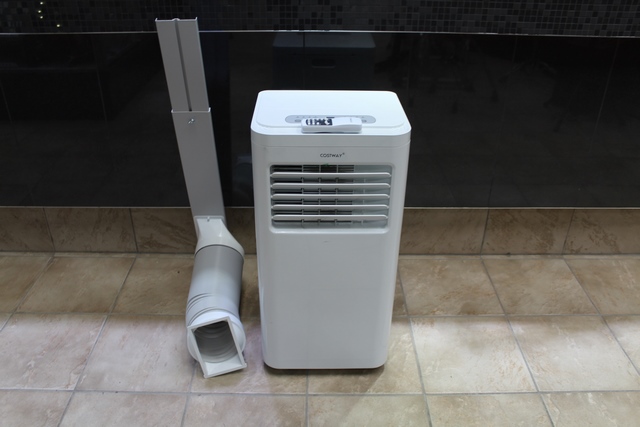 Climatiseur Portatif 6000 btu + acc + tc Costway fp10270ca-wh