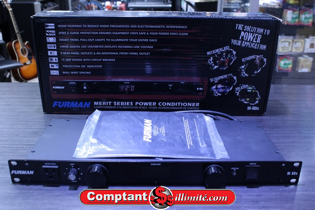 Conditionneur de courant avec lampes et afficheur numérique Furman M-8DX - Image 1