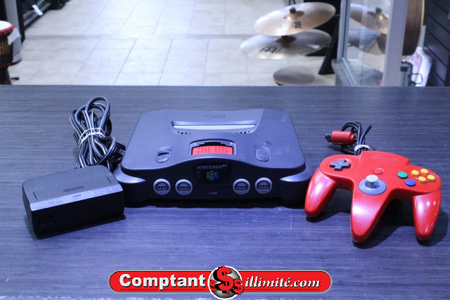 Console N64 + acc (manque porte expansion) NINTENDO Nus-001 - Image 1