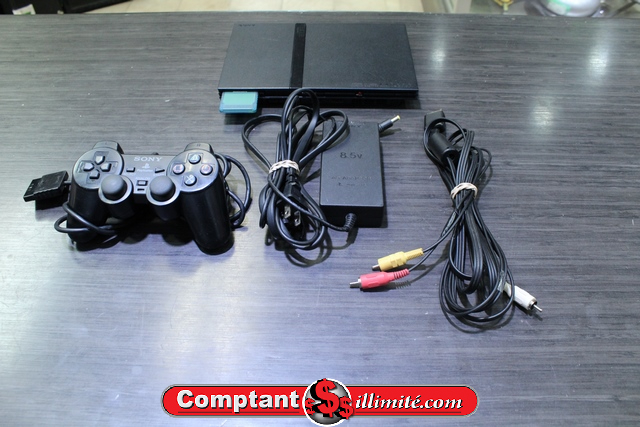 Console PS2 slim + acc + carte memoire Sony scph-79001