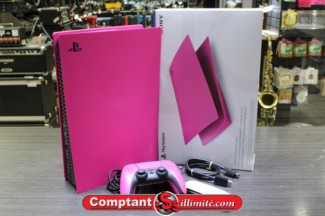 Console PS5 1ere gen 875 go lecteur cd + Couvert blanc + 2 To + acc sony cfi-1015a