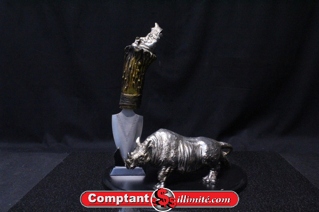 Dague Rhinocéros Décorative China Décoratif - Image 1