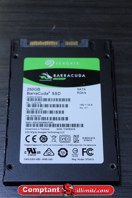 Disque dur ssd seagate interne 250gb barracuda ssd - Image 1