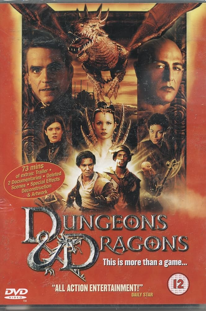Dungeons and Dragons dvd