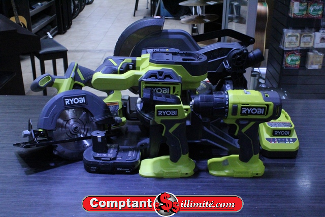 Ensemble Ryobi outil +1batterie +chargeur p553/pcl206/pcl660/pcl500 - Image 1