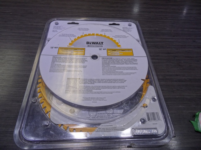 Ensemble de 2 lames 10po pour banc de scie Dewalt china - Image 2