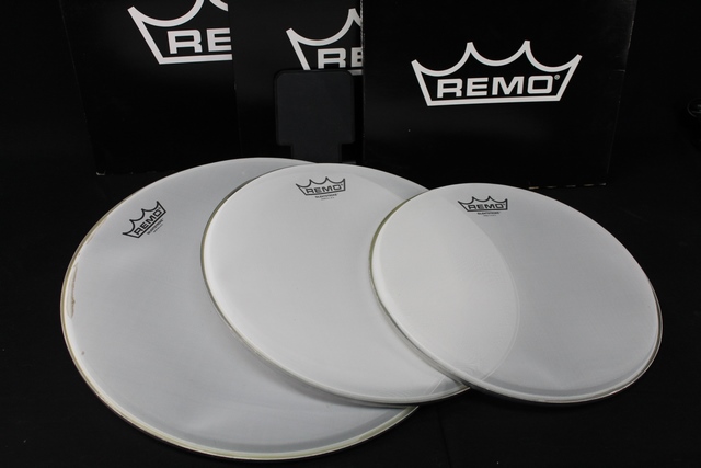 Ensemble de 3 Peaux Silencieusse (Mesh) REMO Silent Stroke