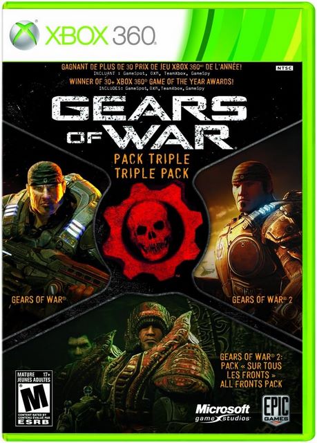 Gears of War Triple Pack microsoft xbox 360