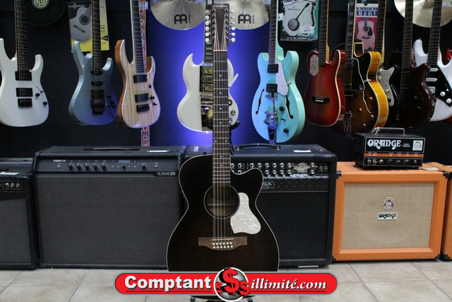 Guitare 12 cordes Électro Acoustique Art et Lutherie Legacy 12 Bourbon Burst cw qit