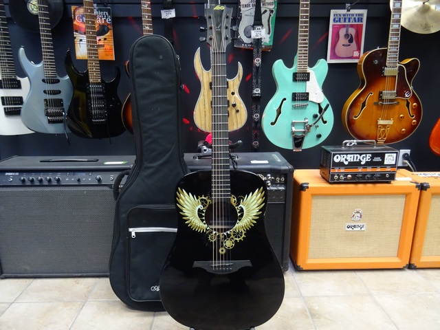 Guitare Acoustique LAG Gla w-gold-D