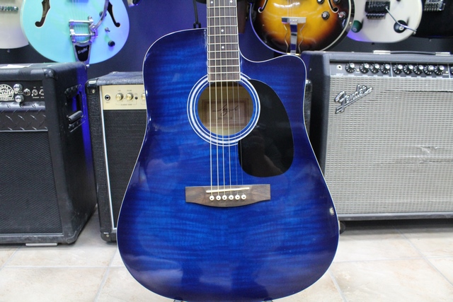 Guitare Élctro Acoustique Jay jj45fcet-blsb - Image 3