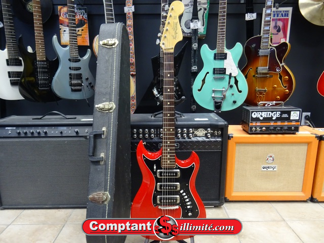 Guitare Electrique 1960 Hangstrom III RED - Image 1
