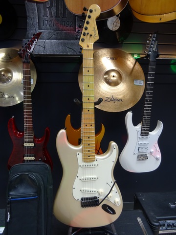 Guitare Electrique Fender Stratocaster american Inca Silver Standard 2007