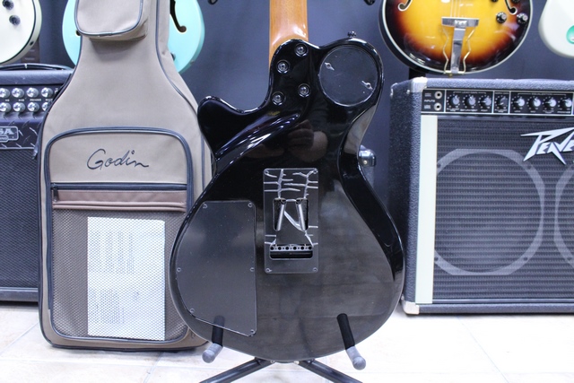 Guitare Électrique Godin XTSA Black Flame - Image 4