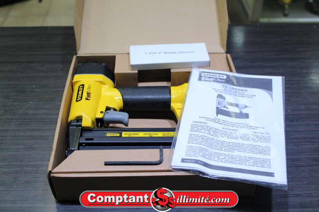Gun à clou finition Stanley Fatmax 18 ga