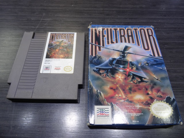 Infiltrator (pochette original) nintendo nes