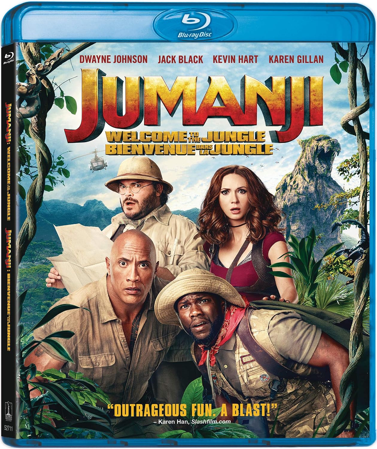 Jumanji bienvenu dans la jungle bluray - Image 1