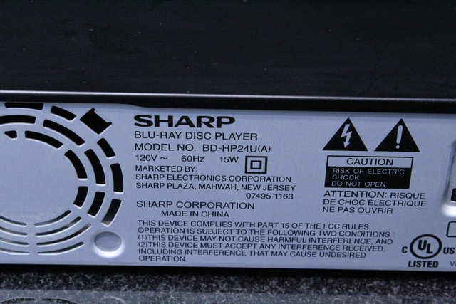 Lecteur Bluray + tc Sharp bd-hp24u - Image 4
