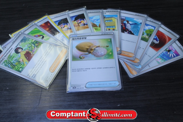 Lot (Supporter) cartes Pokemon (13) Moitiee Coreen carte pokemon