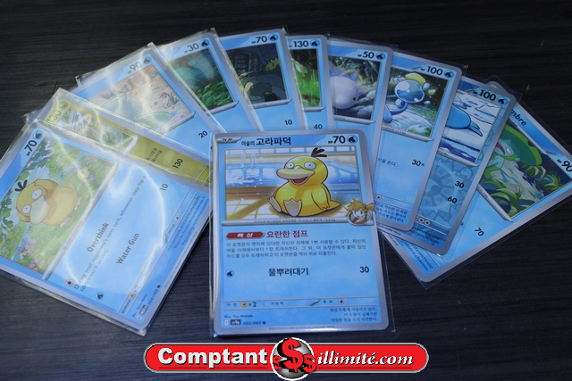 Lot (Water) cartes Pokemon (11) Moitiee Coreen carte pokemon