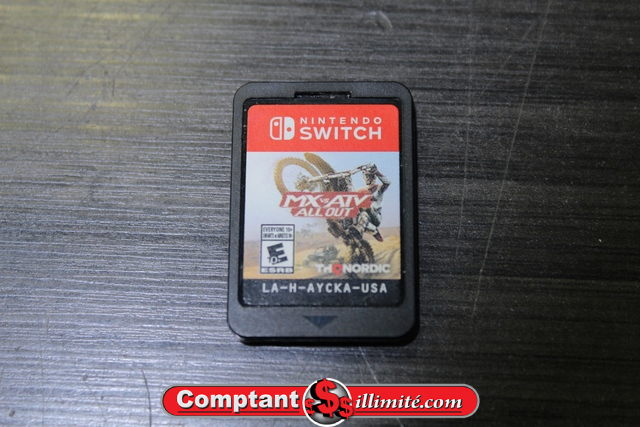 MX VS ATV All out (sans pochette) Nintendo switch