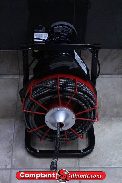 Machine a Nettoyage de tuyau 50 FT Vevor RC-9002G - Image 1