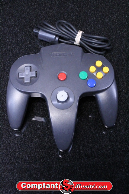 Manette N64 Noir Nintendo NUS-005 - Image 1