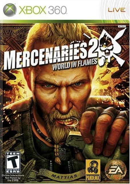 Mercenaries World in Flames MICROSOFT XBOX 360