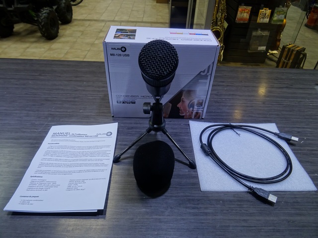 Microphone Condensateur USB Music 8 M8 120usb - Image 1