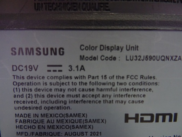 Moniteur 32p 4k Samsung u32j590uqn - Image 3