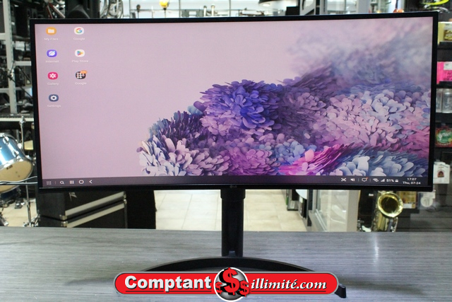 Moniteur Incurvee + ac LG 34wn80c-b