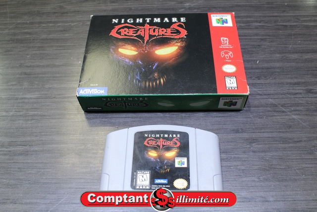 Nightmare Creatures (Boite et jeu) Nintendo n64