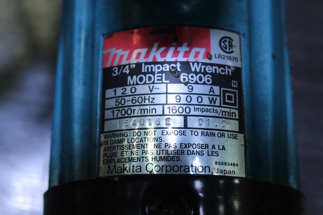 Perceuse impact électrique 3/4 pouce Makita filaire 6906 - Image 3