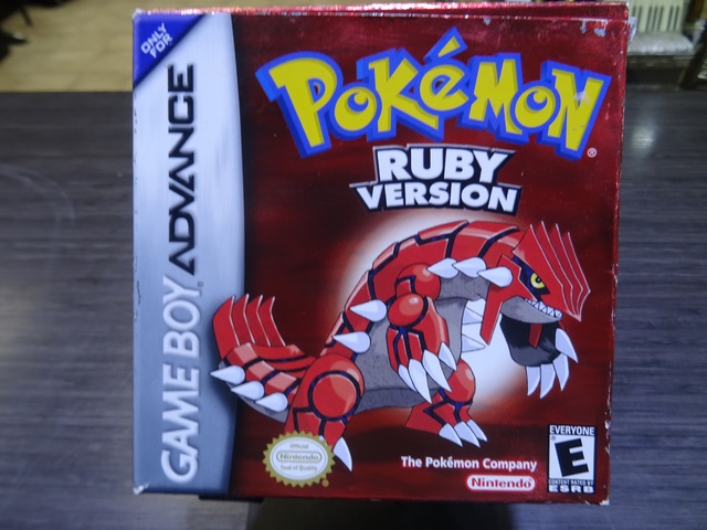 Pokemon Ruby (complet CIB) Boite et jeu abime NINTENDO gameboy advanced