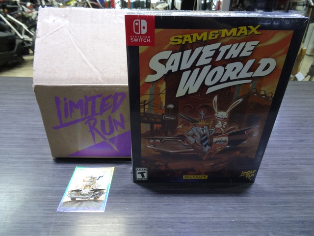 SAM AND MAX SAVE THE WORLD (NEW SEALED) NINTENDO SWITCH no.104