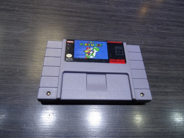 SUPER MARIO WORLD NINTENDO SNES
