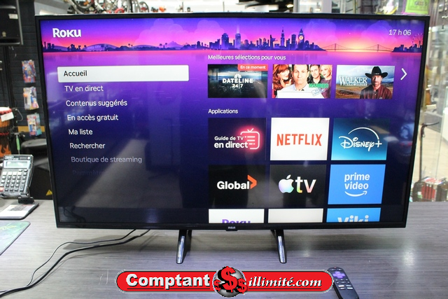 Téléviseur RCA 43 pouce notc +roku (tc) rtu4300 - Image 1
