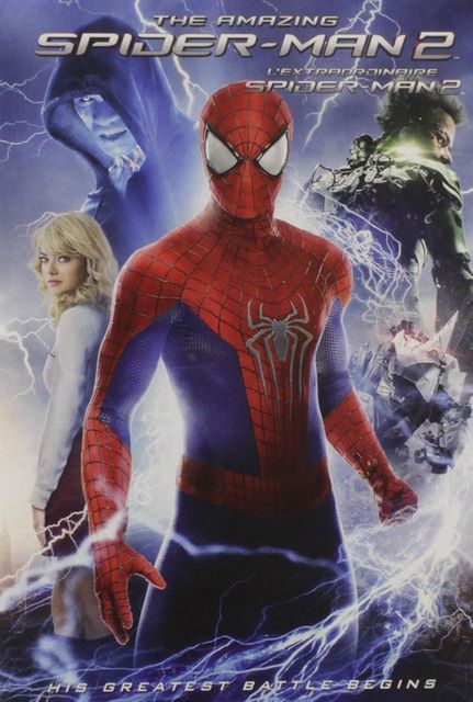 The amazing Spiderman 2 dvd