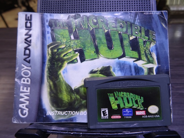 The incredible Hulk + livret nintendo Game Boy Advance