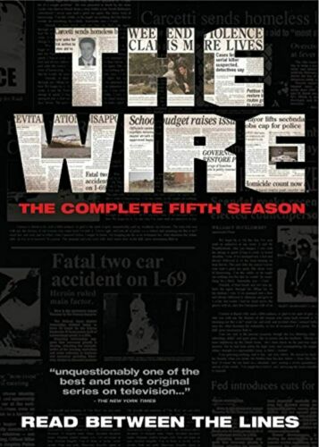 The wire season 5 dvd serie