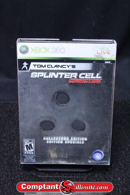 Tom Clancy s Splinter Cell Conviction Collector edition % MICROSOFT xbox 360 - Image 1