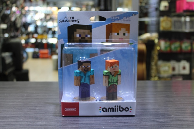 alex and steve  (scelle) nintendo amiibo