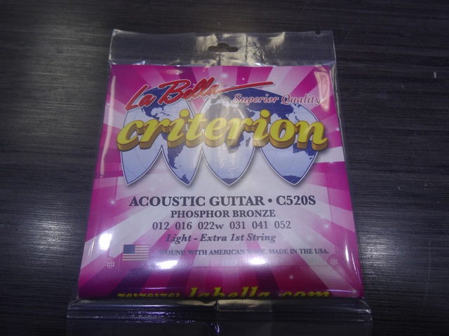 corde acoustique 12-52 la bella criterion c520s