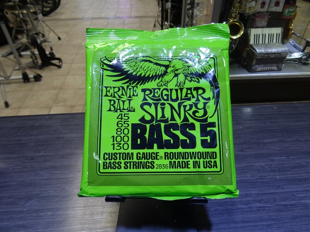corde de bass electrique Ernie Ball Regular Slinky bass 5 (45-130)