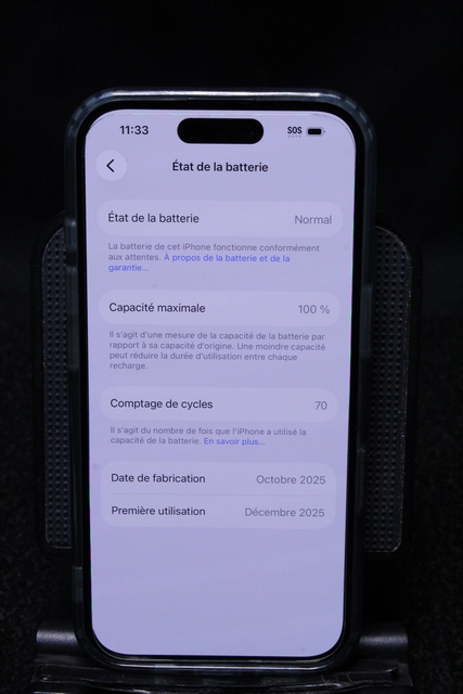 iphone 16 noir 128g mydq3vc/a - Image 3