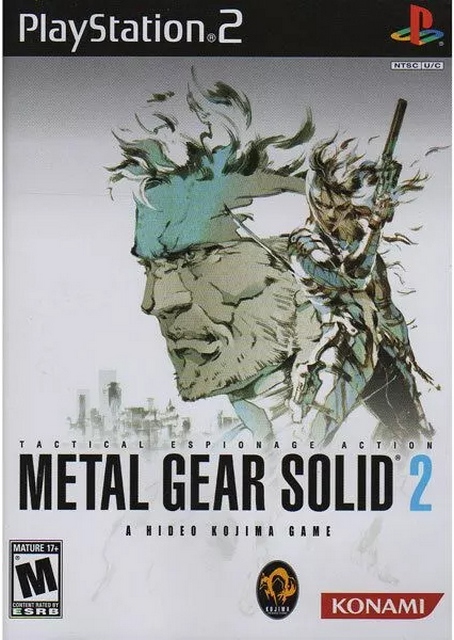 metal gear solid 2 sony ps2
