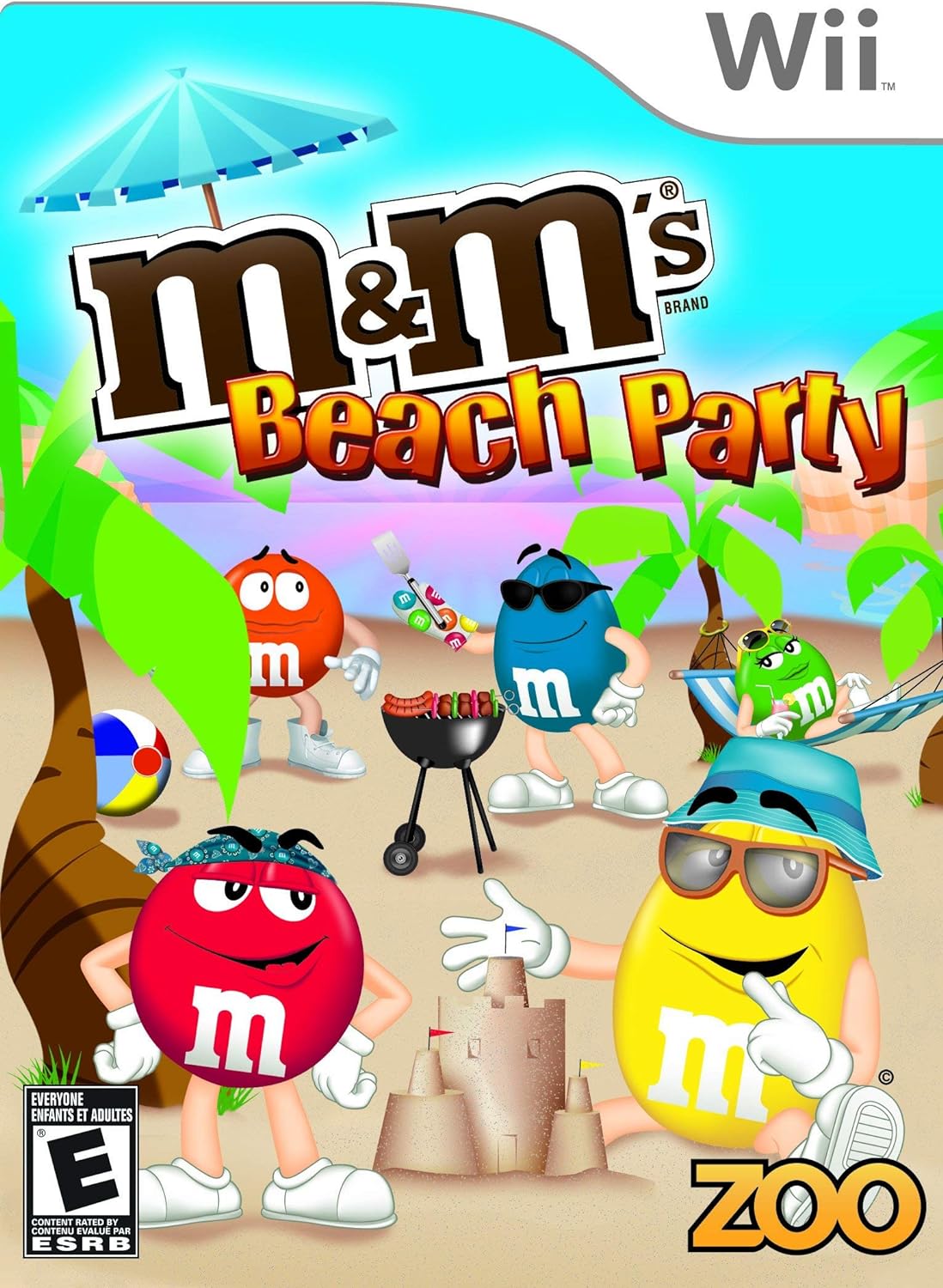 m&m s Beach Party nintendo wii