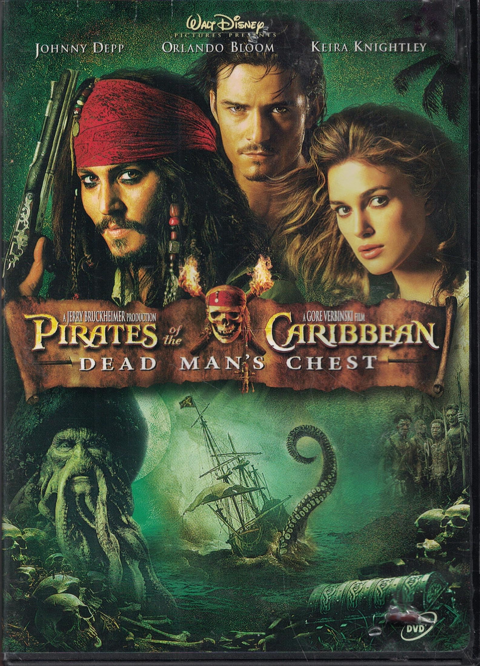 pirates of the caribbean 2 dead man s chest dvd