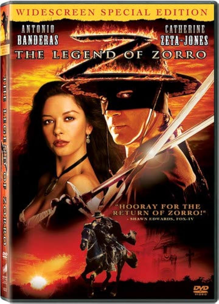 the legend of zorro dvd