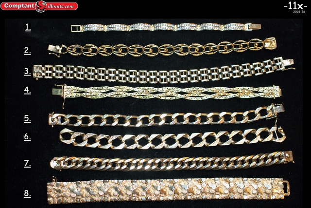 vaste sélection de Bracelets 11X or jaune et autre 10k-14k-18k-22k - Image 1